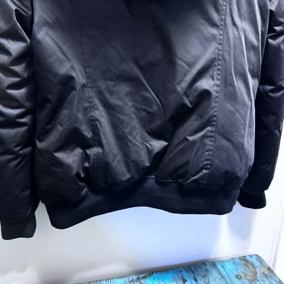 Soia & Kyo Yohann Down Insulated Bomber Black Real Fur Size Large - Picture 9 of 16
